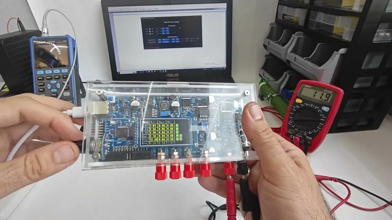 A compact 100W power supply designed for makers and engineers