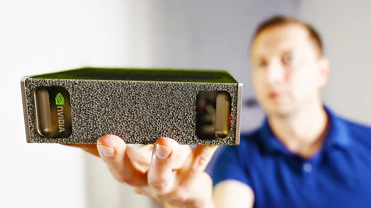 A compact mini PC designed for AI model training and professional workflows