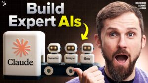 A visual representation of creating custom AI assistants with Claude AI