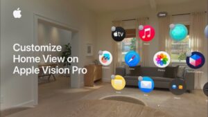 Customizing the Home View on Apple Vision Pro for a personalized workspace