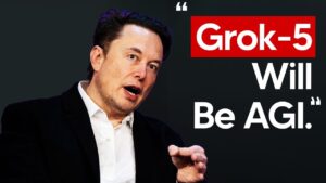 Elon Musk discussing the potential of Grok 5 to achieve Artificial General Intelligence