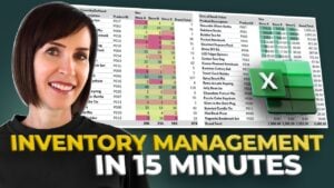 A free Excel template for automating inventory management and tracking stock levels