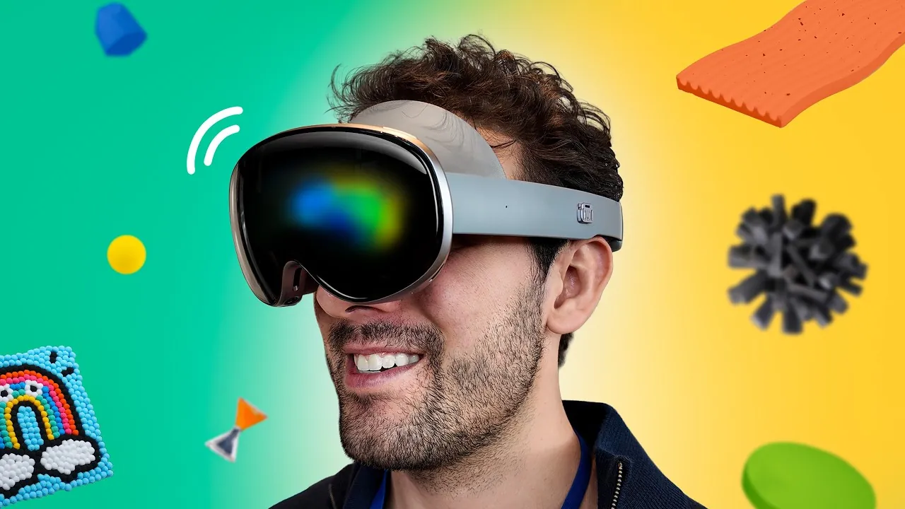 Close-up of the Galaxy XR’s 4K micro OLED display with vibrant visuals