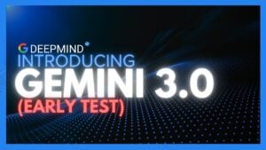 Gemini 3.0 Pro AI model showcasing advanced capabilities in coding and design