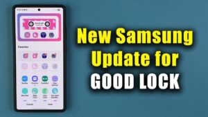 Good Lock widgets update showcasing enhanced customization on Samsung Galaxy