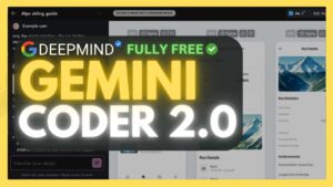 Screenshot of Gemini Build Mode, a free AI coding tool by Google