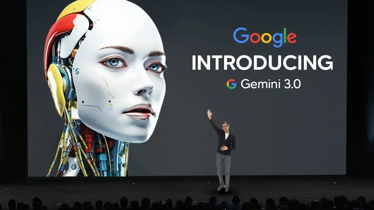 A visual representation of Googleâ€™s Gemini 3.0 AI model and its advanced capabilities
