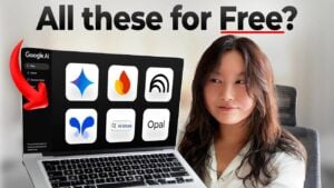 Google Gemini AI interface showcasing free text-to-image generation tools