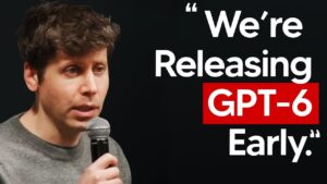 A conceptual illustration of GPT-6 showcasing its advanced AI capabilities