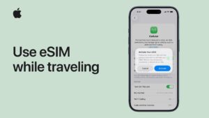 Step-by-step guide to setting up eSIM on an iPhone for travel