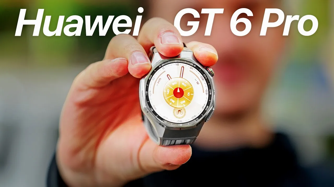 Close-up of Huawei Watch GT 6 Pro GPS navigation in action