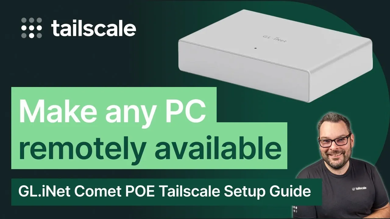 [ALT 39] A close-up of the GL.iNet Comet showcasing its HDMI and USB connectivity features
