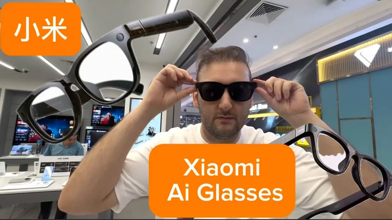 [ALT 39] Xiaomi AI Glasses showcasing smart features like photo translation and voice commands