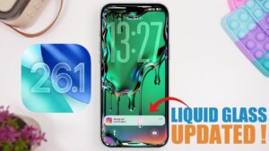 Liquid glass design customization in iOS 26.1 Beta 4