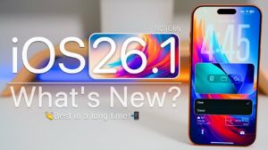 iOS 26.1 RC new features and updates for enhanced user experience