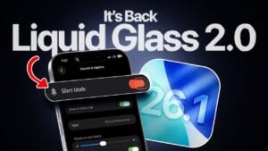 iOS 26.1 update showcasing enhanced security features for seamless protection