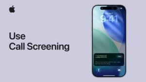 iOS 26 call screening settings interface on iPhone