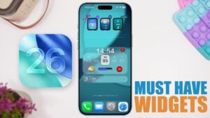 Customizable iOS 26 widgets for a personalized home screen experience