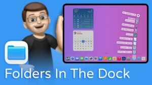 iPadOS 26 dock folders feature for quick file access