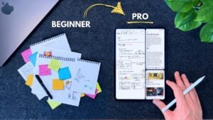 An organized Apple Notes system displayed on an iPad screen