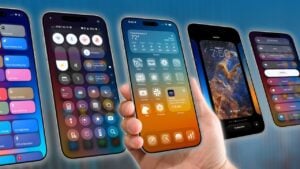 Custom iPhone 17 setup featuring widgets and Focus Modes for productivity