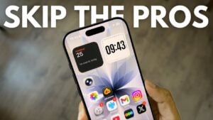 iPhone 17 design featuring aluminum frame and frosted glass back