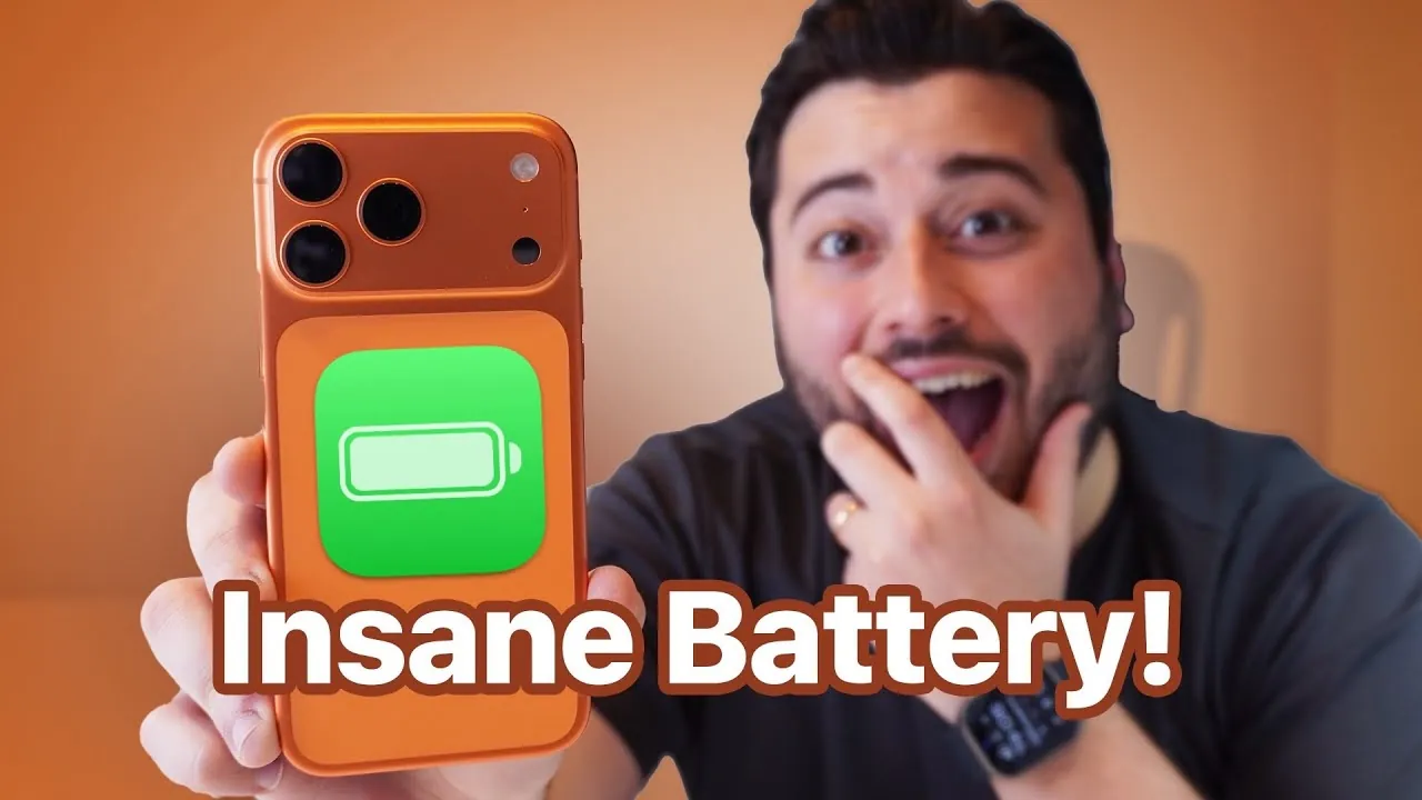 Comparison of iPhone 17 Pro Max and iPhone 16 Pro Max battery life