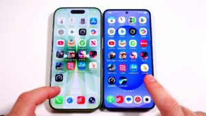 iPhone 17 and Galaxy S25 side-by-side comparison of features in 2025