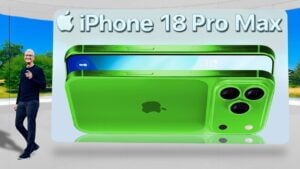 iPhone 18 Pro Max with advanced carbon lithium battery technology