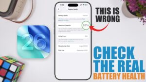 Guide to checking iPhone battery health accurately in iOS 26