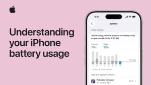 iPhone battery optimization settings screen for better performance