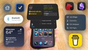 Optimized iPhone home screen setup for productivity and focus
