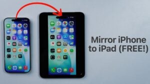 Step-by-step guide to mirror your iPhone screen to an iPad for free
