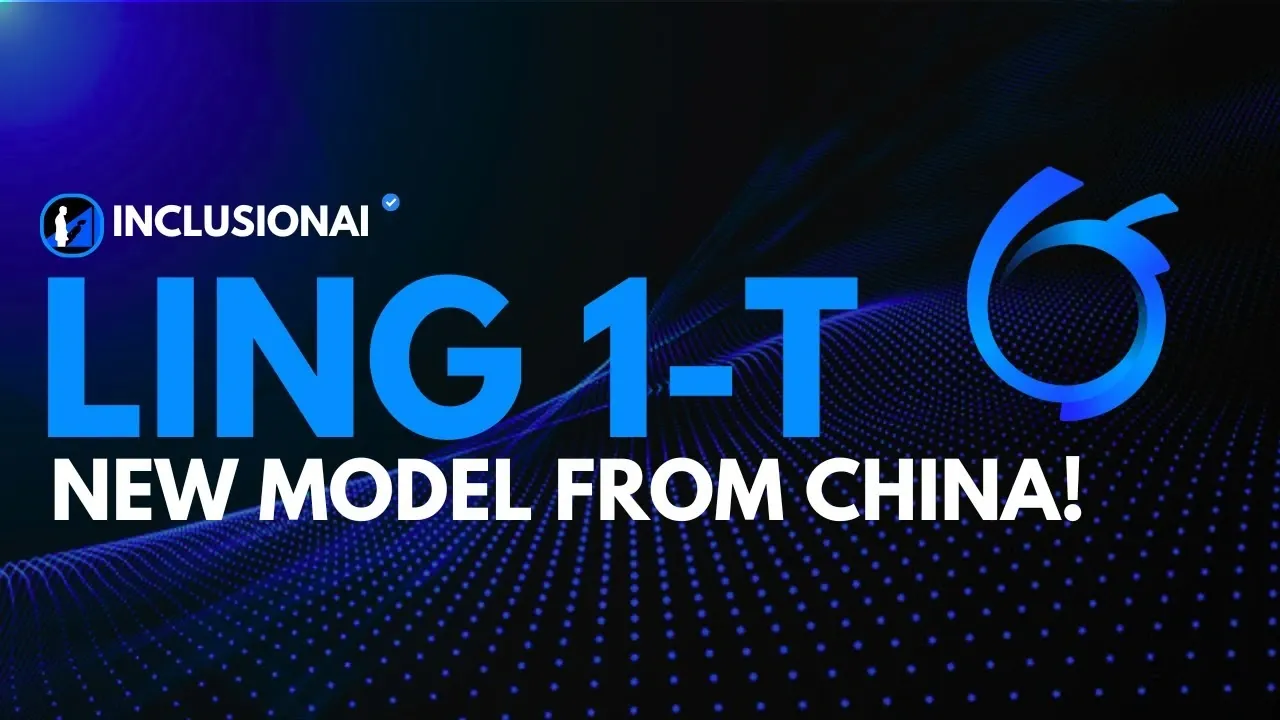 Ling 1T AI model showcasing its innovative trillion-parameter architecture