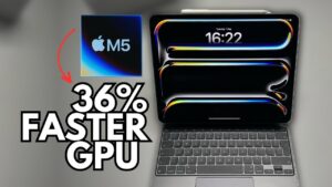 M5 iPad Pro featuring dual cameras and OLED display technology