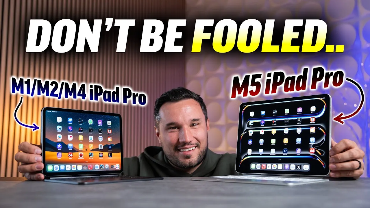 M5 iPad Pro showcasing advanced performance and faster processing power
