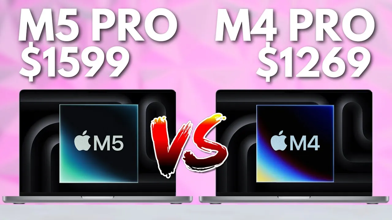 Performance upgrades in the M5 MacBook Pro for professionals