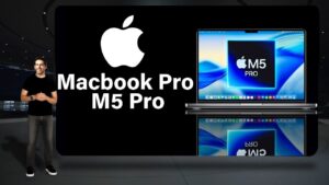 MacBook Pro M5 Pro showcasing advanced performance upgrades