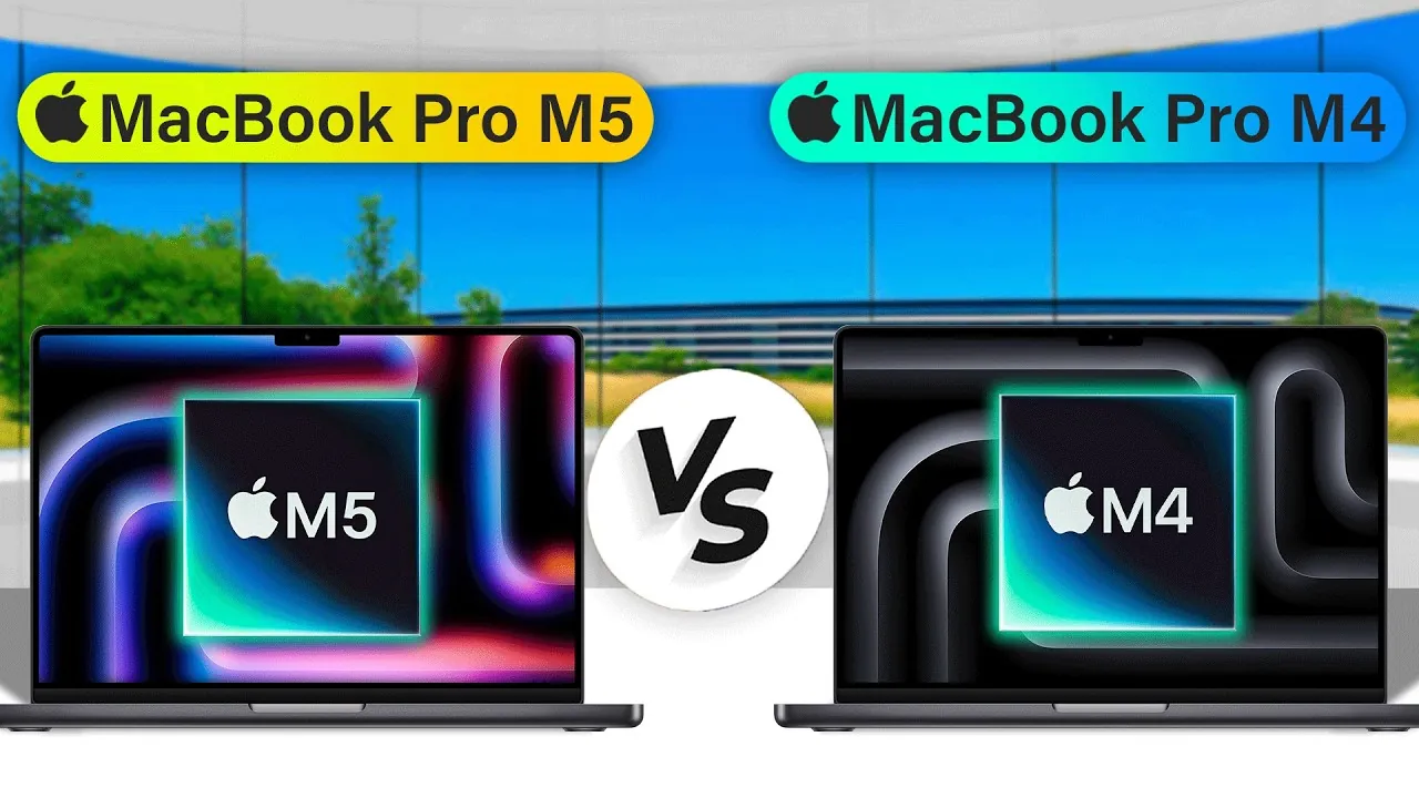 Price differences between MacBook Pro M5 and M4 models