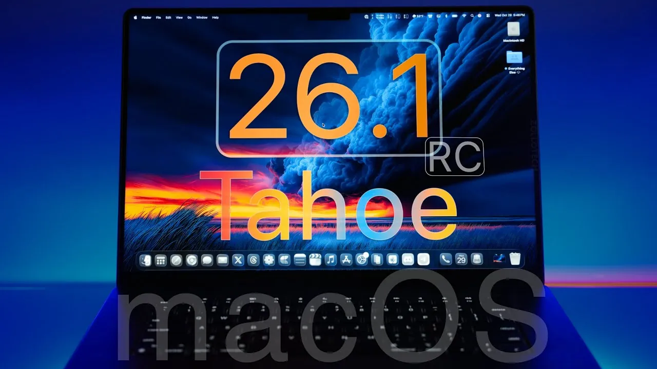 Expanded language support in macOS Tahoe 26.1 RC update
