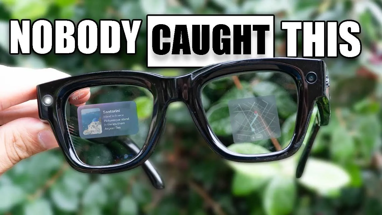 Neural Band demonstrating gesture-based navigation with Meta glasses