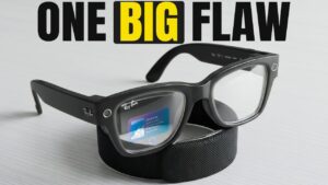 Meta’s Ray-Ban smart glasses showcasing their sleek aluminum design
