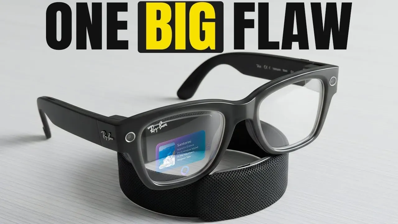 Meta’s Ray-Ban smart glasses showcasing their sleek aluminum design