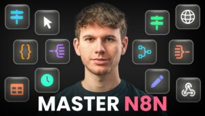 Diagram showcasing the 17 essential n8n nodes for workflow automation