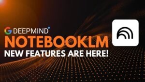 Example of data tables in NotebookLM for organizing and analyzing metrics