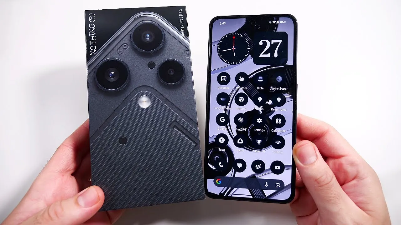 120Hz AMOLED display of the Nothing Phone 3A Lite for smooth visuals