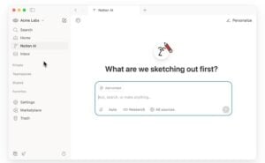 A screenshot of Notion’s Agent Instructions setup page for personalized AI assistance