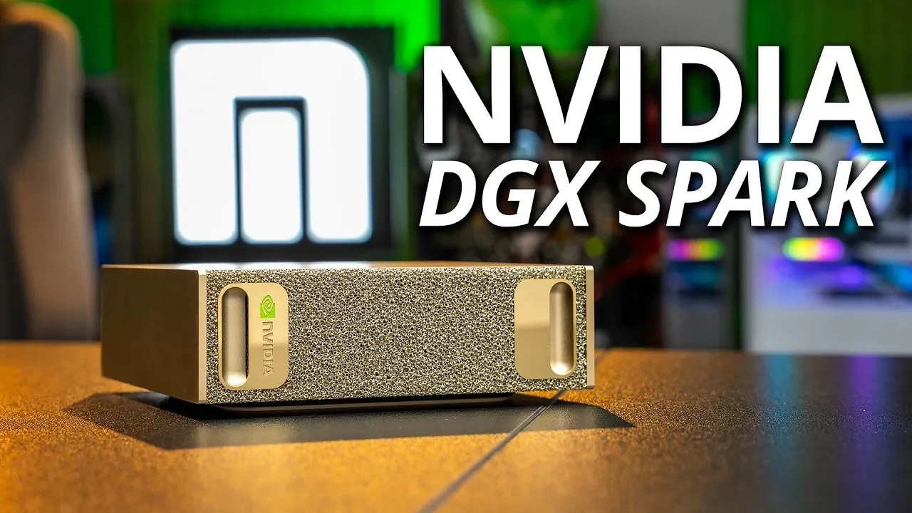Unboxing the NVIDIA DGX Spark, a compact AI supercomputer designed for developers and researchers