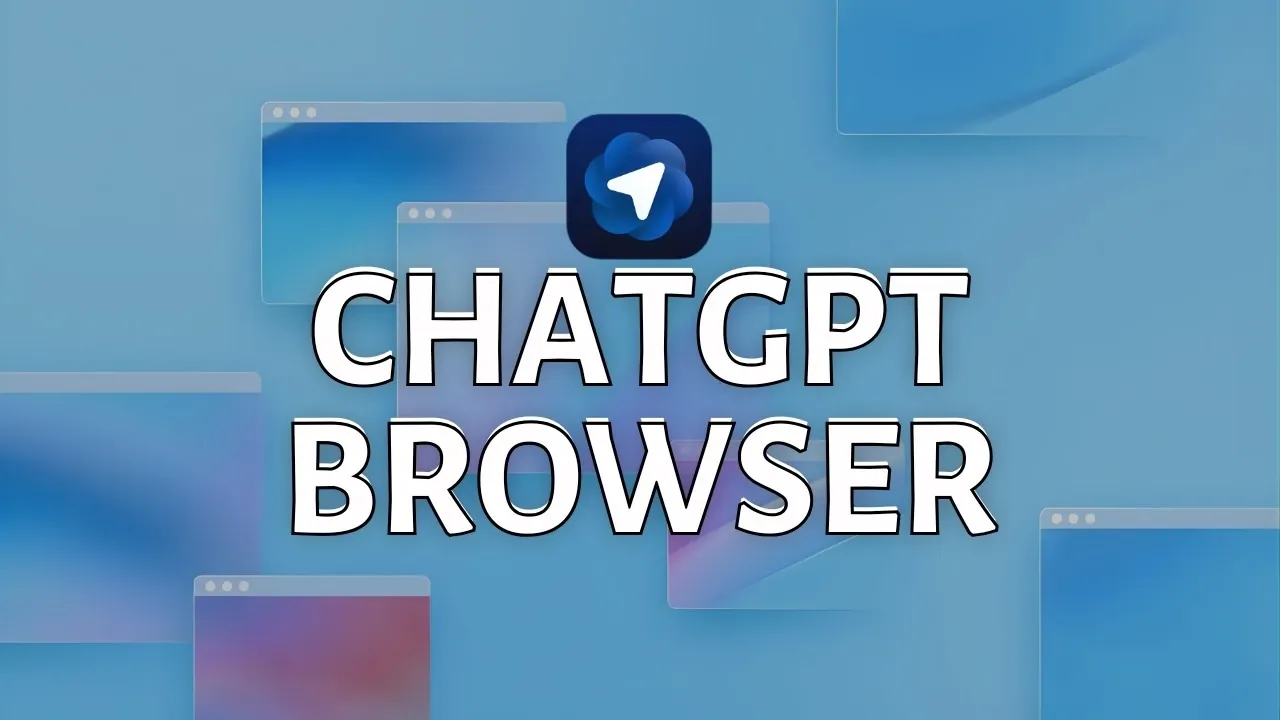 Screenshot of OpenAI Atlas browser showcasing its smart interface and AI-powered features