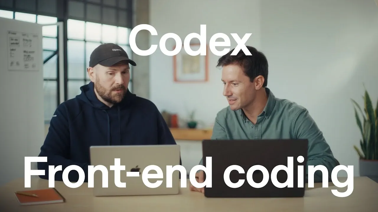 AI-powered tool OpenAI Codex assisting in front-end development and design